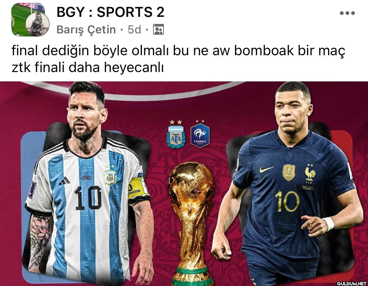 Harbi amk bu nasıl maç biz...