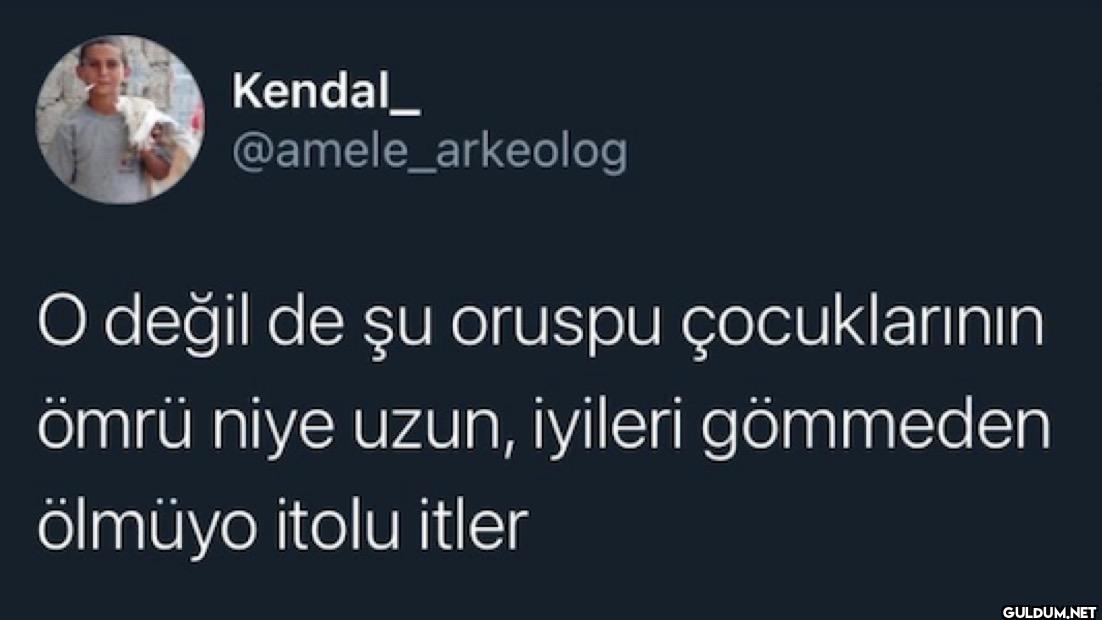 O değil de şu oruspu...