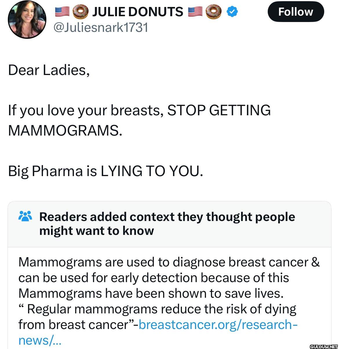 Follow Dear Ladies, If you...