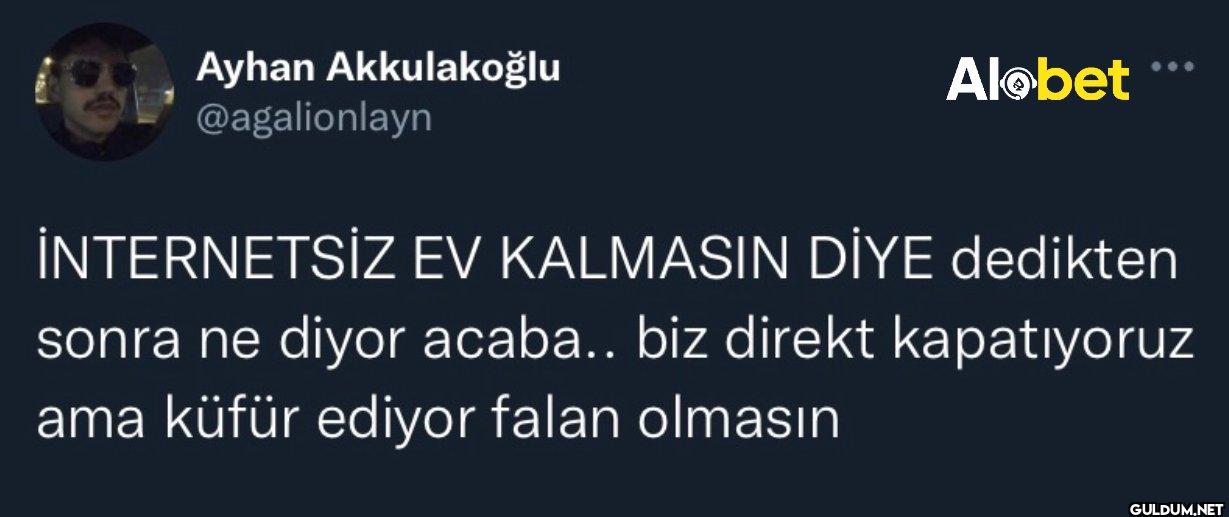 Alobet İNTERNETSİZ EV...