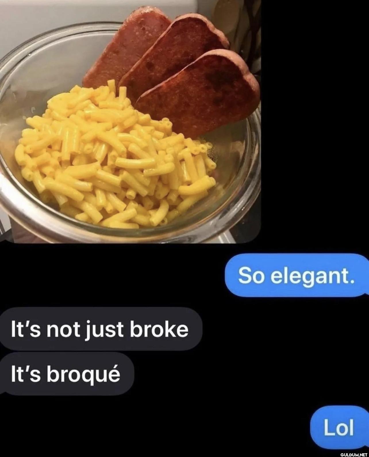 It's not just broke It's...