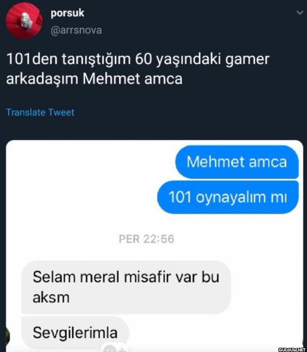 101den tanıştığım 60...