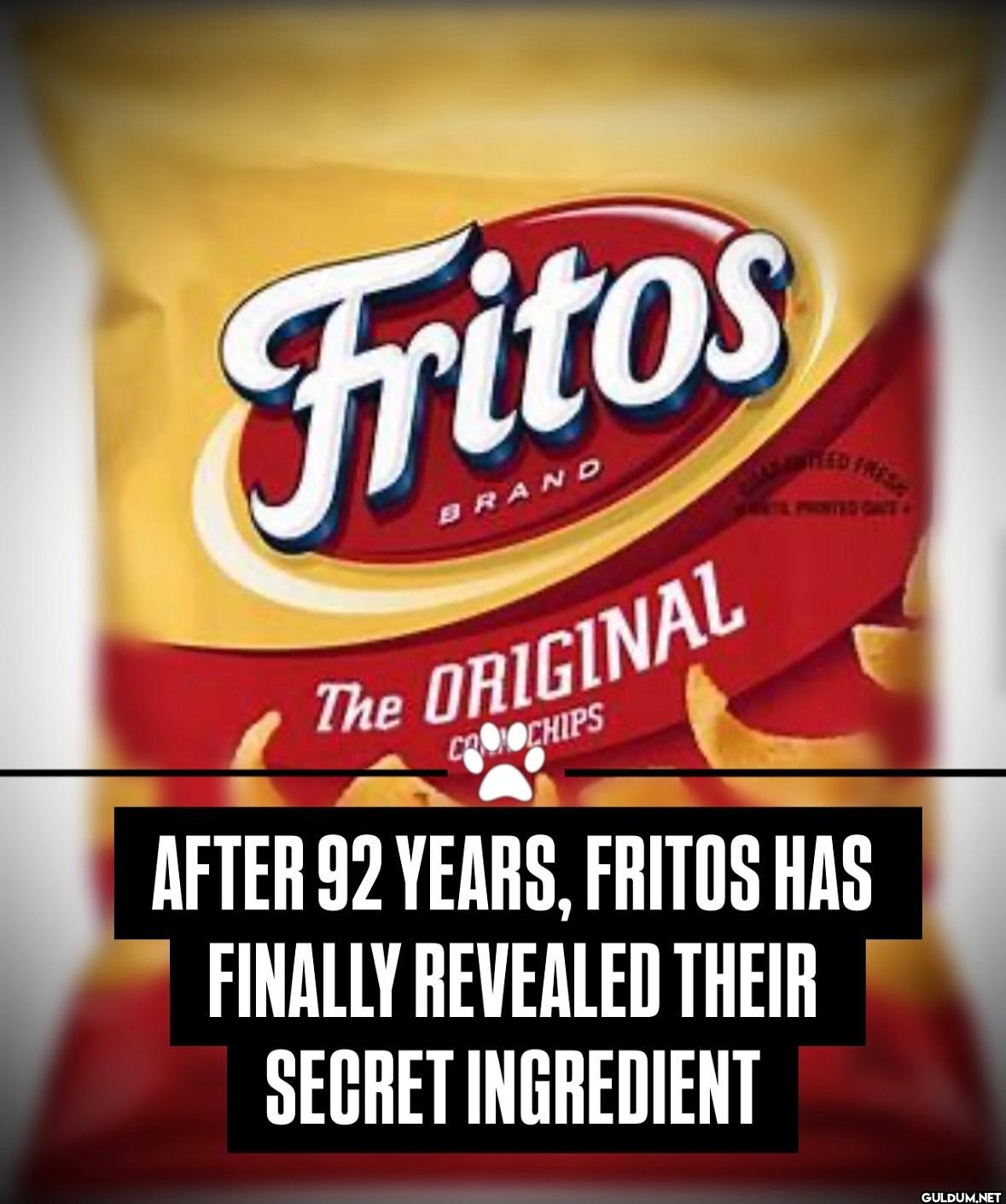 Fritos BRAND The ORIGINAL...