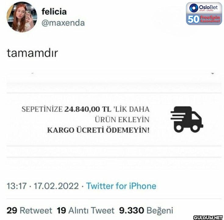 tamamdır SEPETİNİZE...