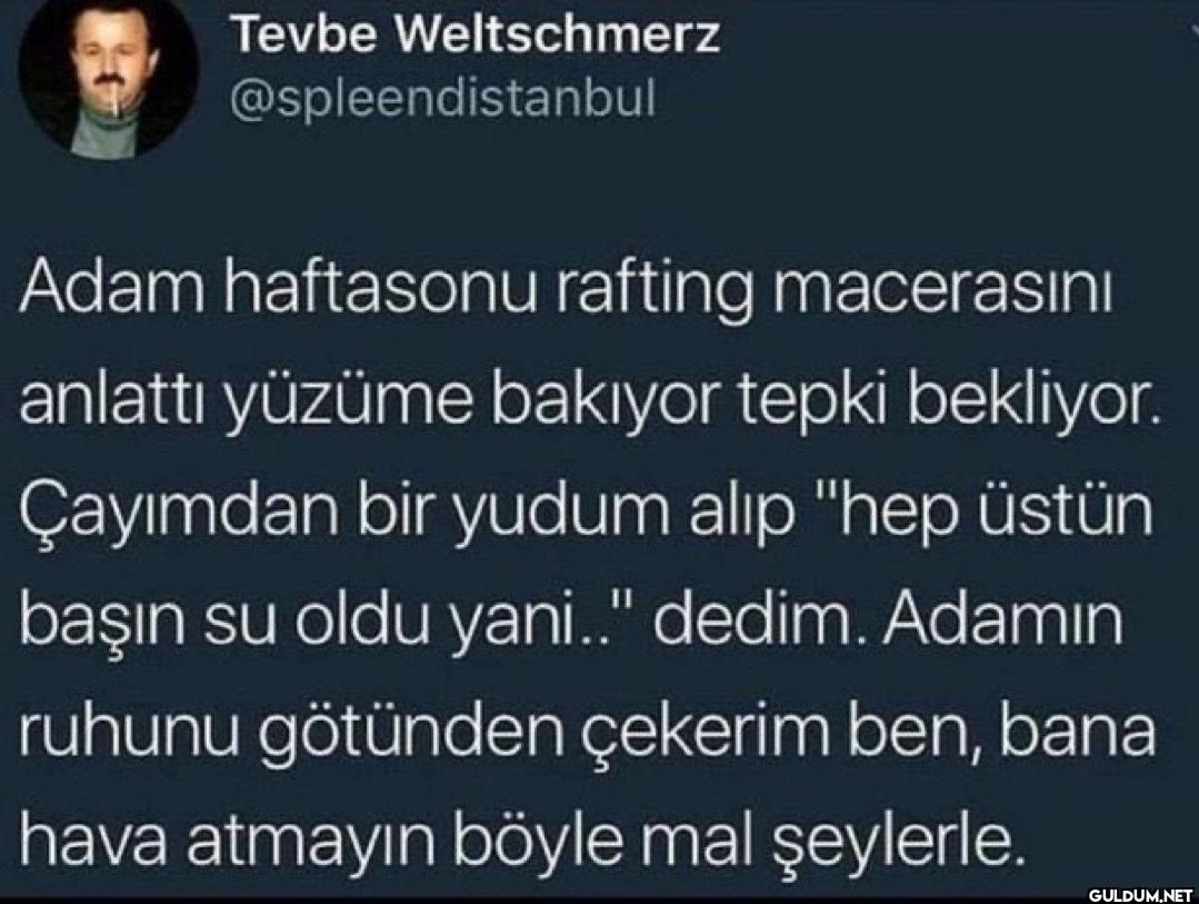 Adam haftasonu rafting...