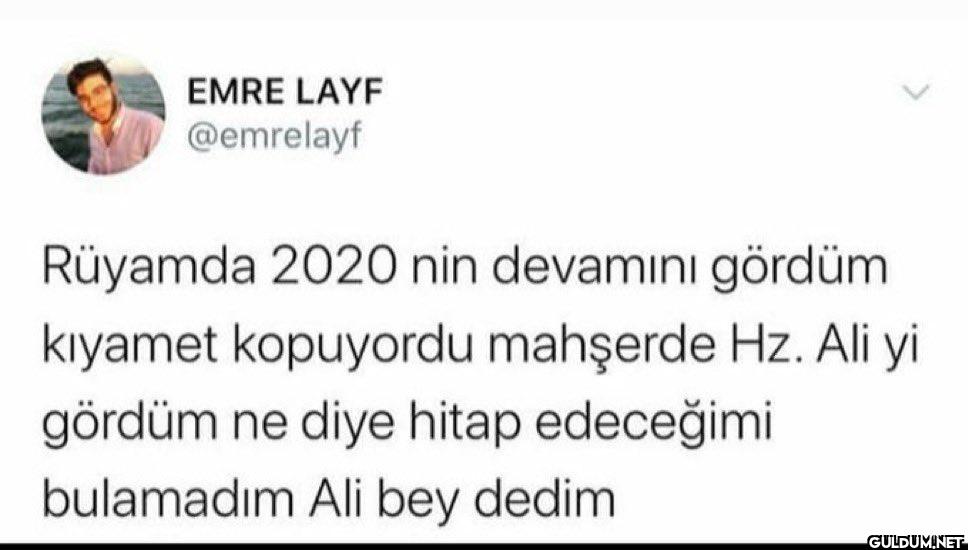Rüyamda 2020 nin devamını...
