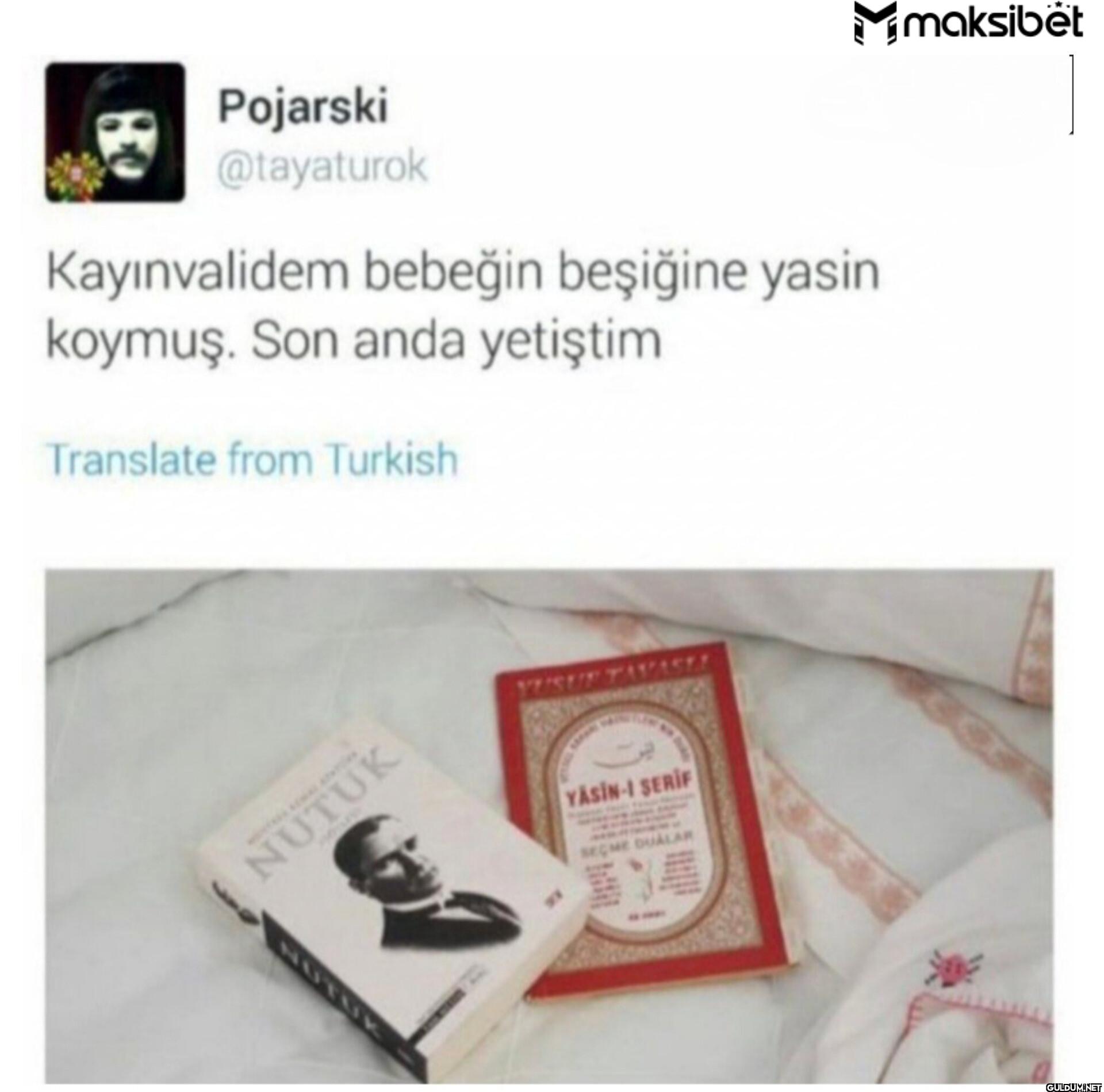Kayınvalidem bebeğin...