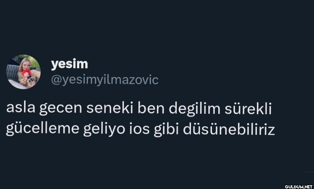 asla gecen seneki ben...