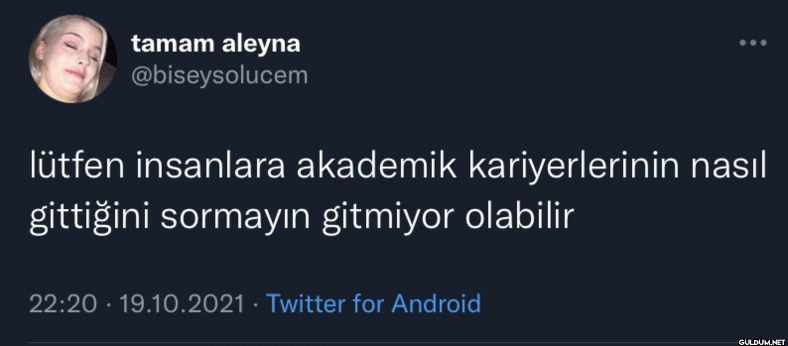 lütfen insanlara akademik...