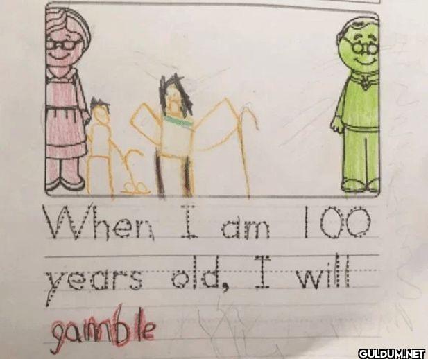 When I am 100 years old, I...