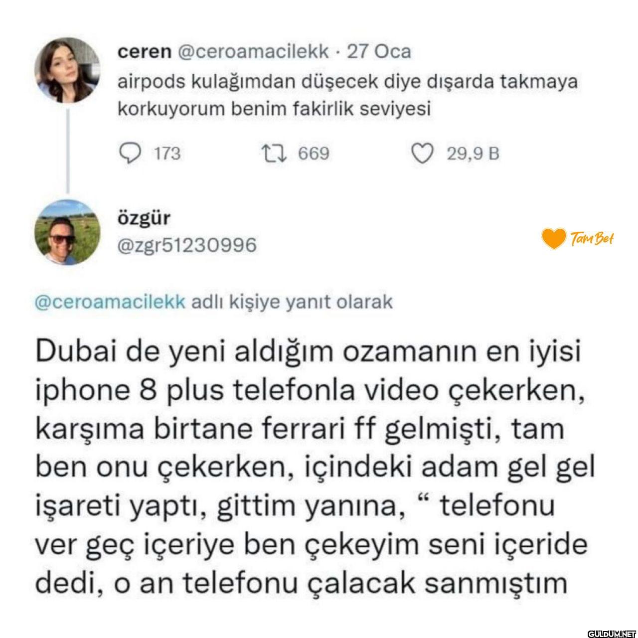 27 Oca airpods kulağımdan...