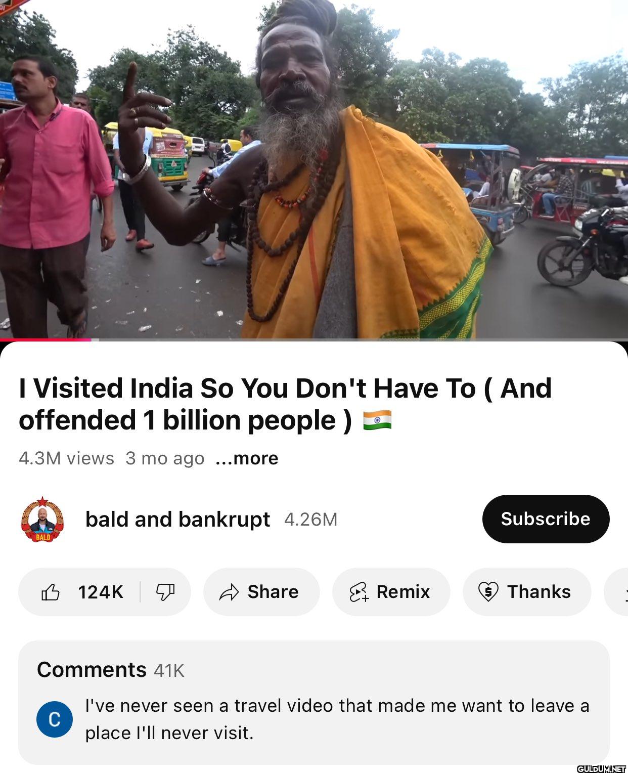 I Visited India So You...