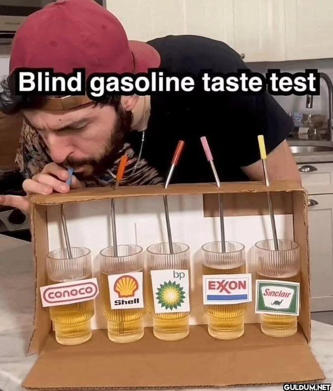 Blind gasoline taste test...