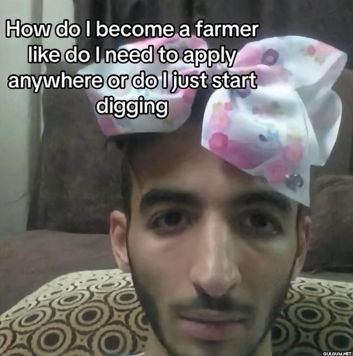 How do I become a farmer...