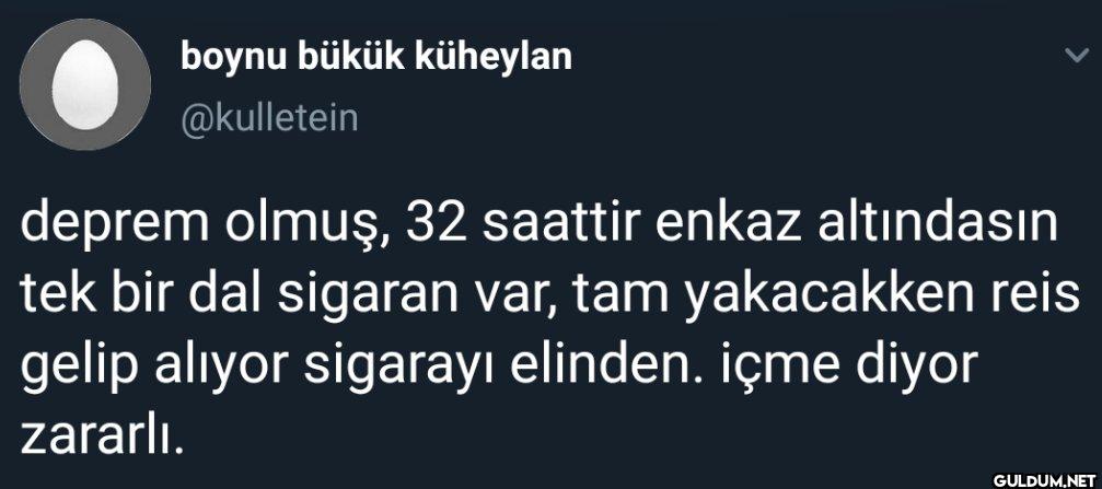 deprem olmuş, 32 saattir...
