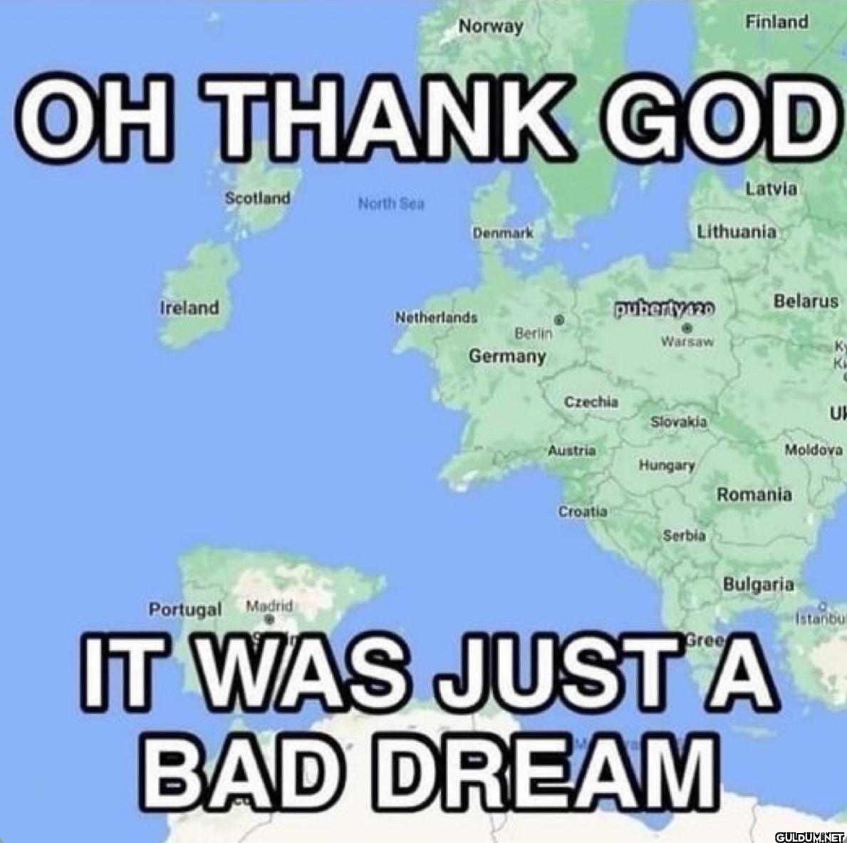 Norway Finland OH THANK...