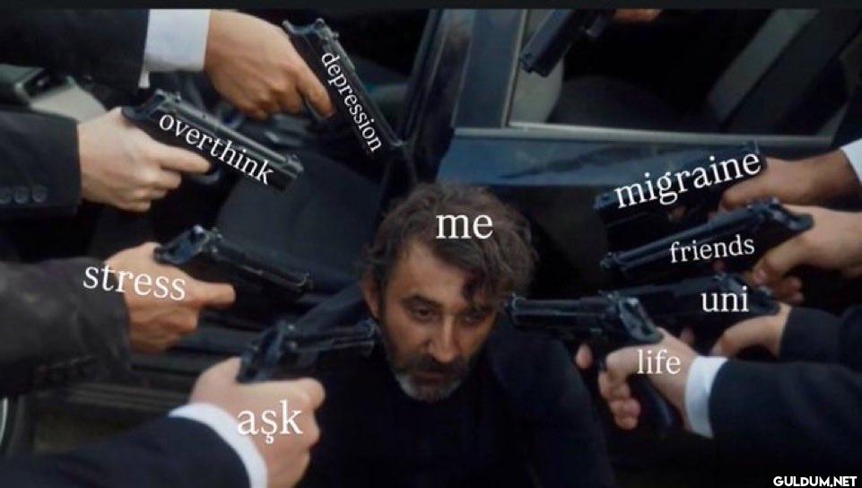Me    overthink stress...