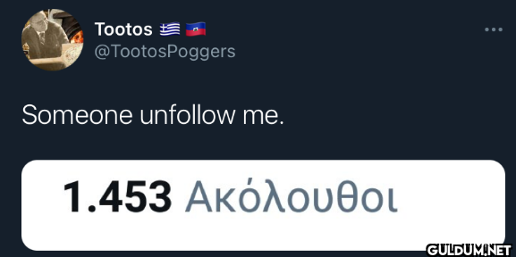 Someone unfollow me. 1.453...