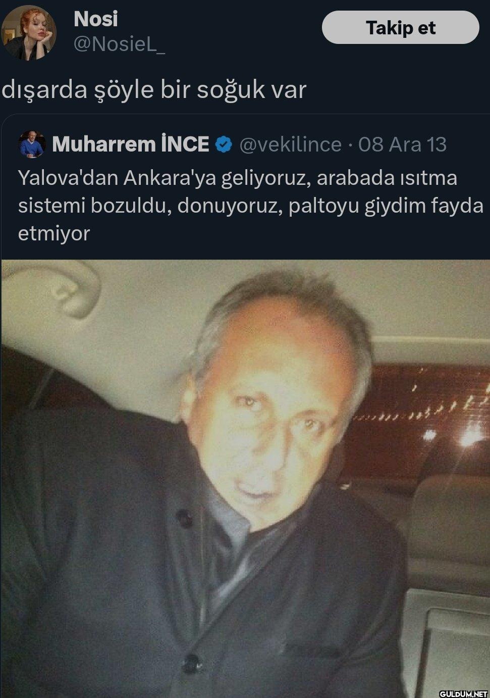dışarda şöyle bir soğuk...