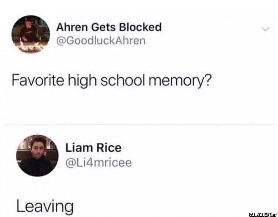 Favorite high school...