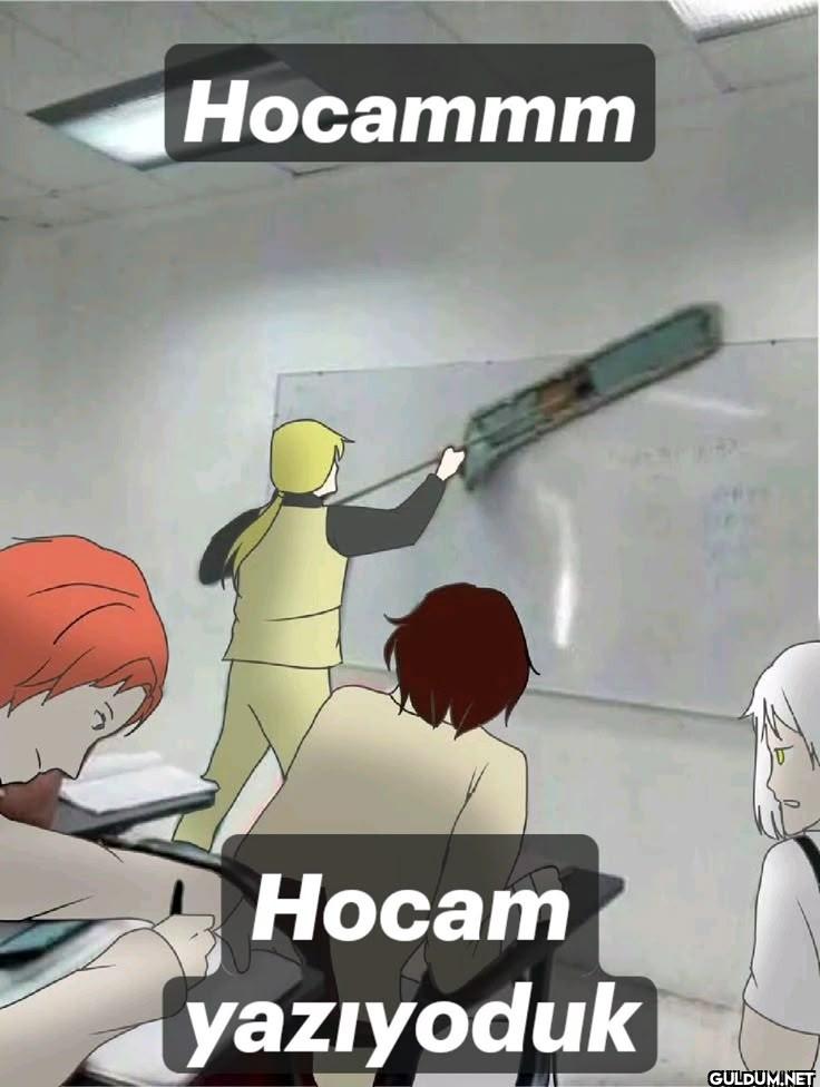 Hocammm Hocam yazıyoduk
