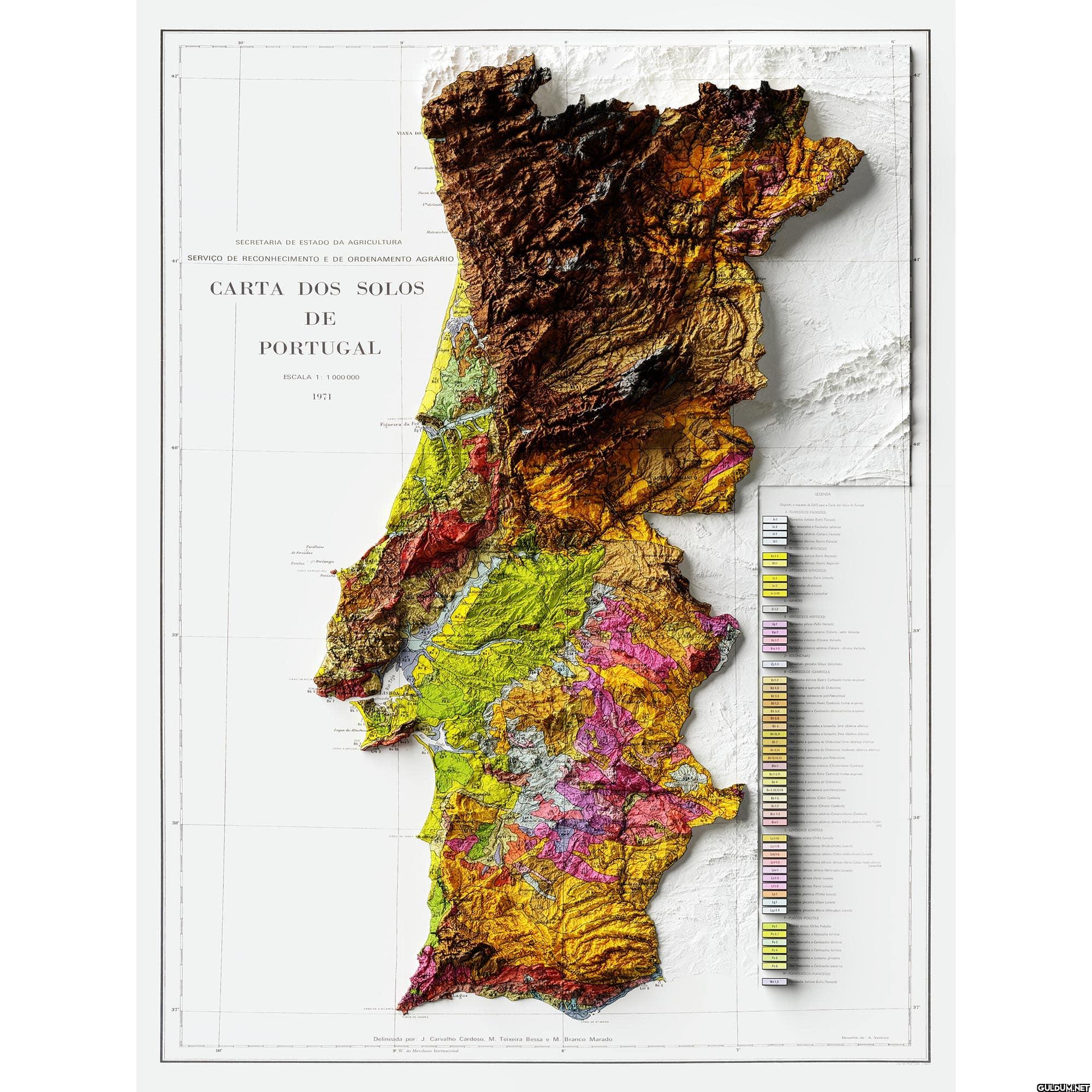 6. Portugal Map 1971...