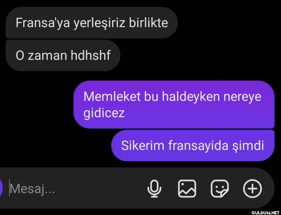 Fransa'ya yerleşiriz...