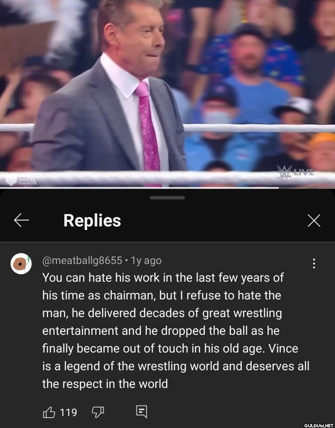 ago You can hate his work...