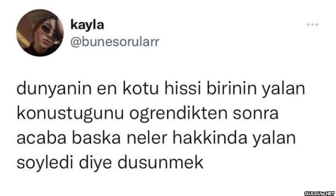 dunyanin en kotu hissi...