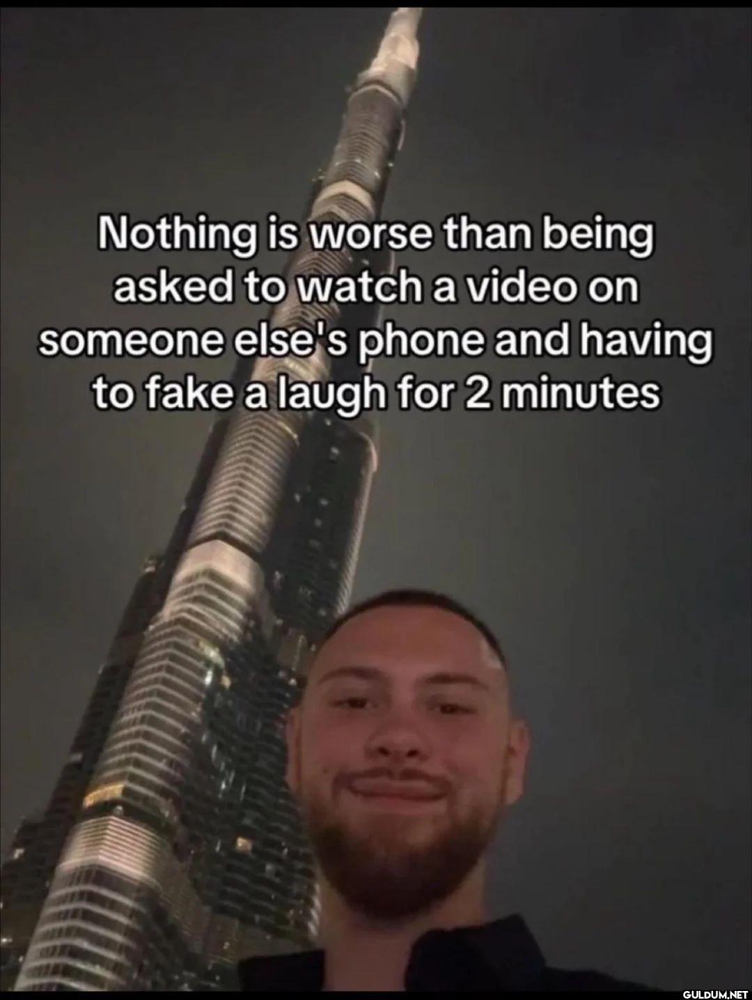 Nothing is worse than...