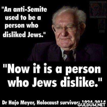 "An anti-Semite used to be...