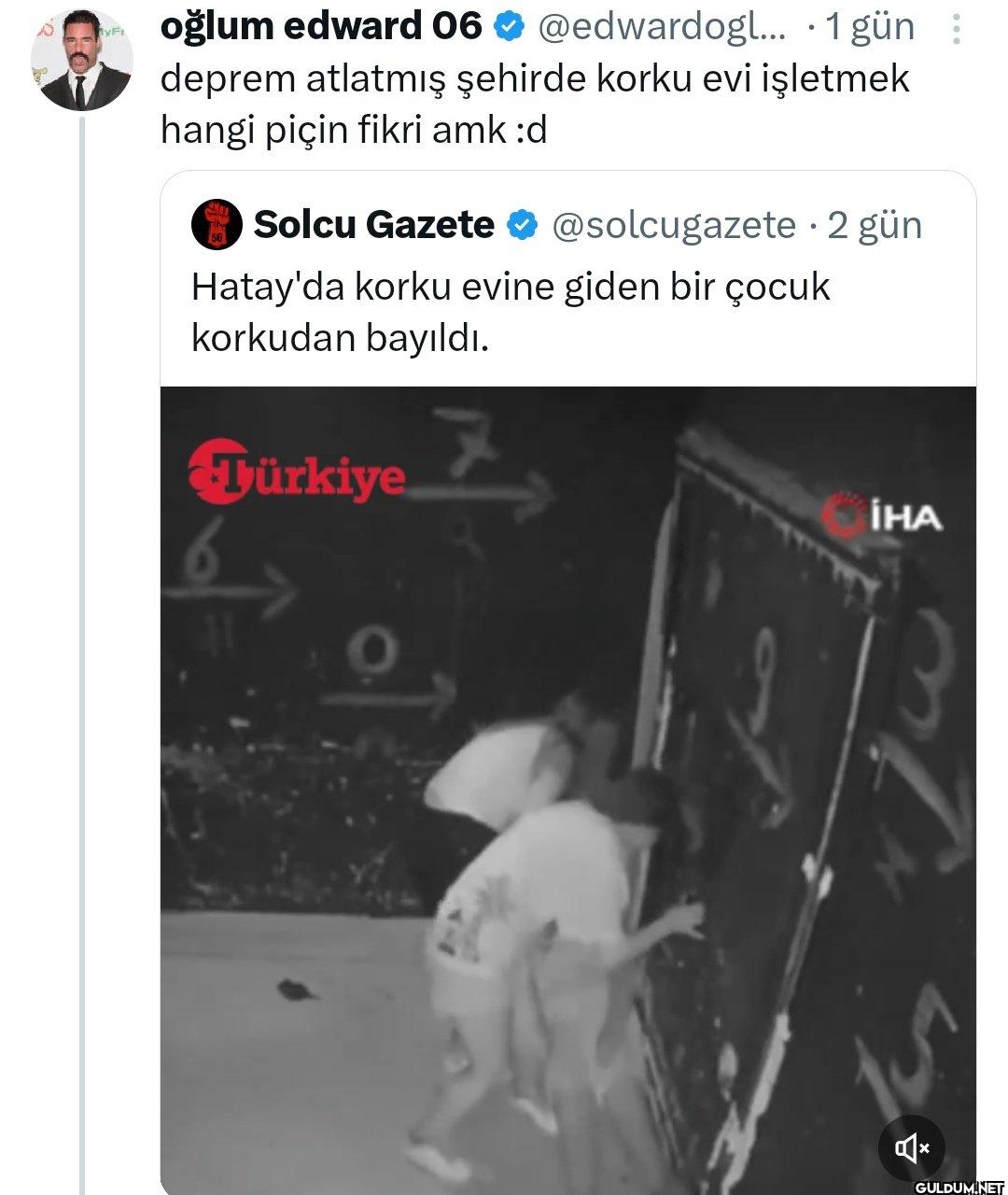 .1 gün⠀ deprem atlatmış...