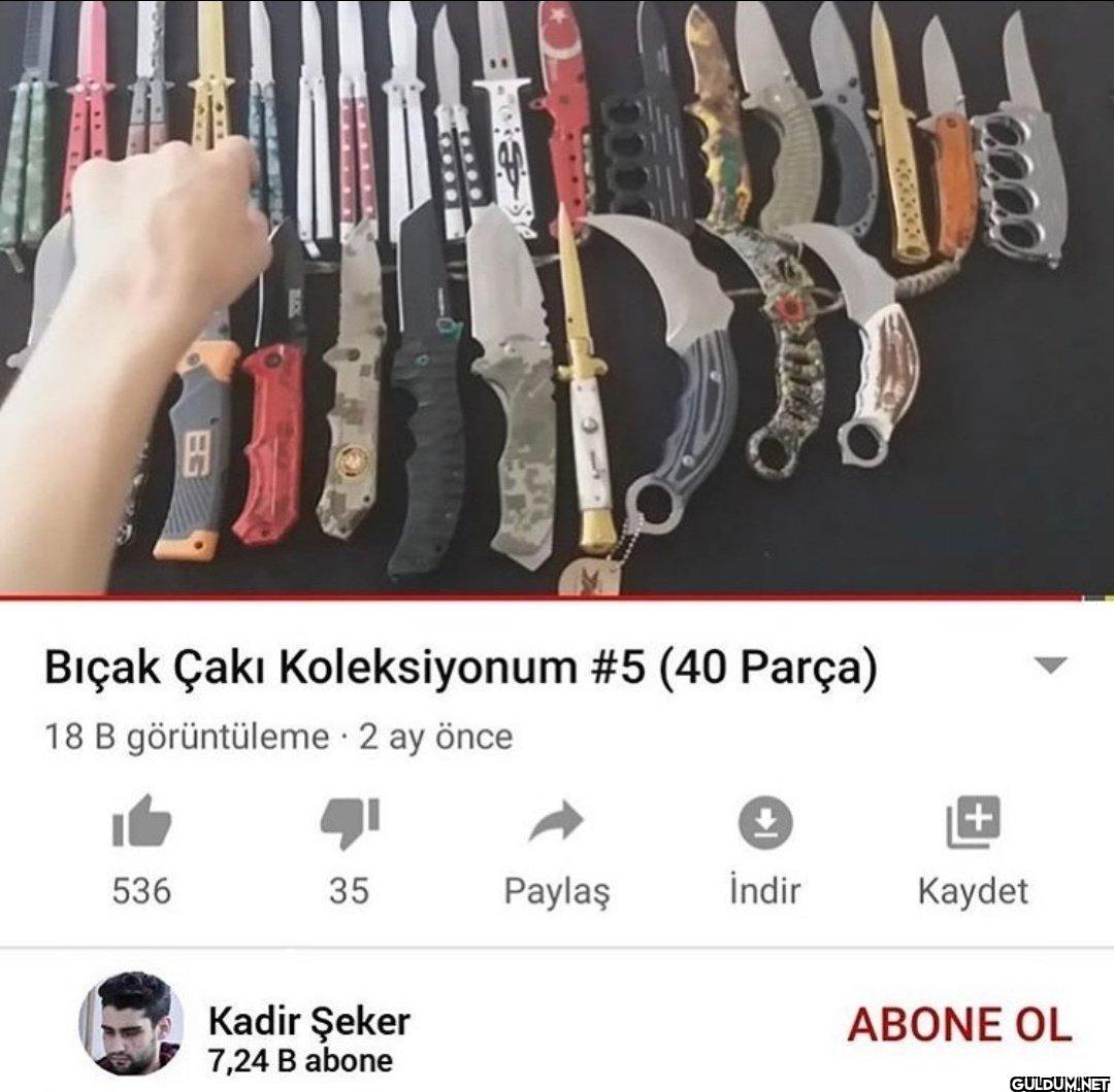 EG Bıçak Çakı Koleksiyonum...