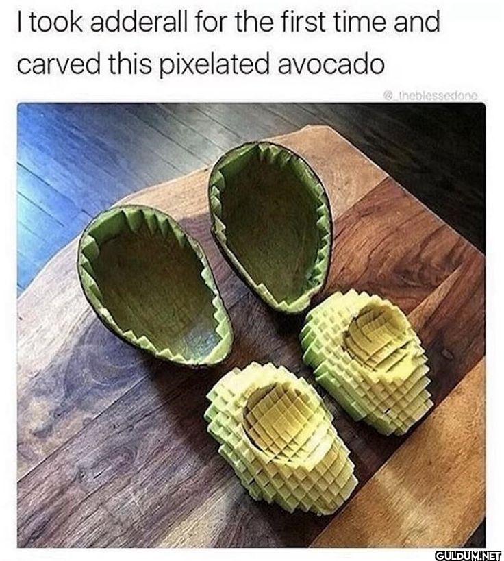 I took adderall for the...