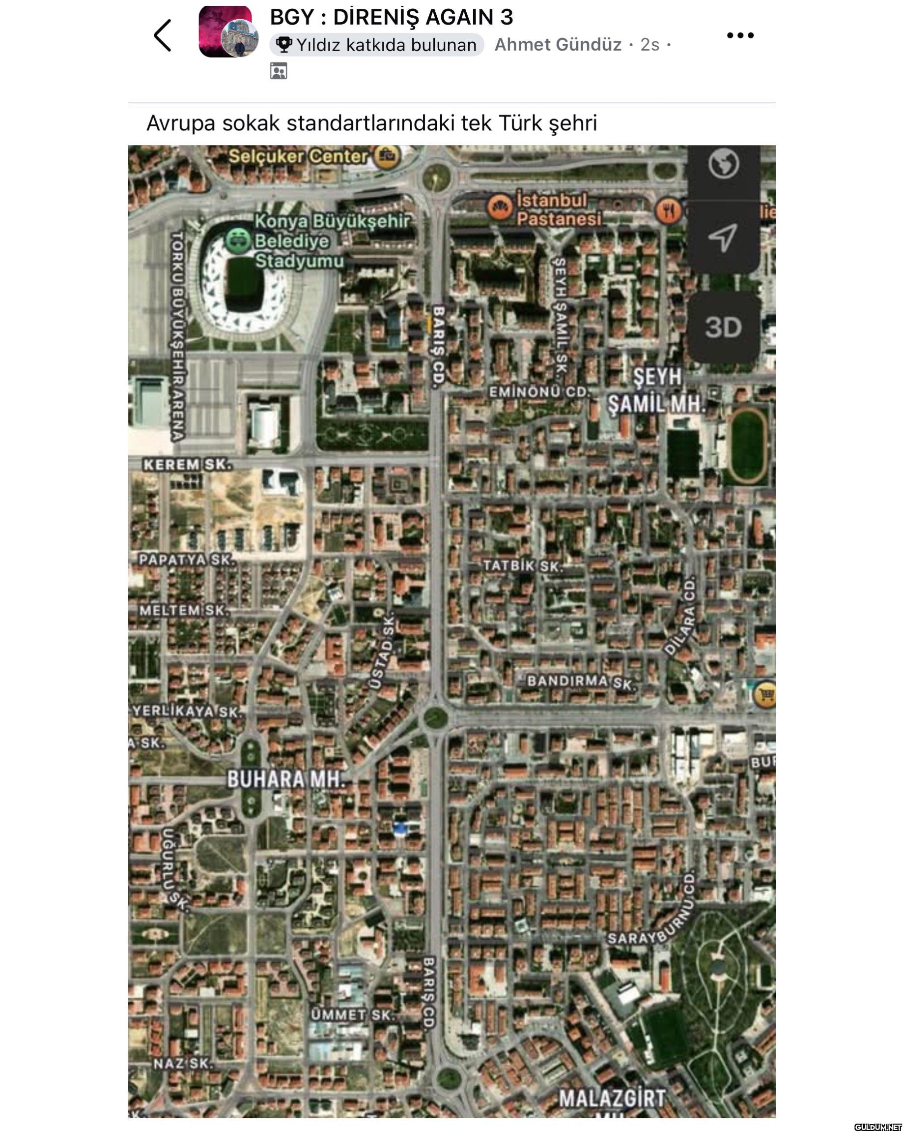 Düzenli ama Konya    <...