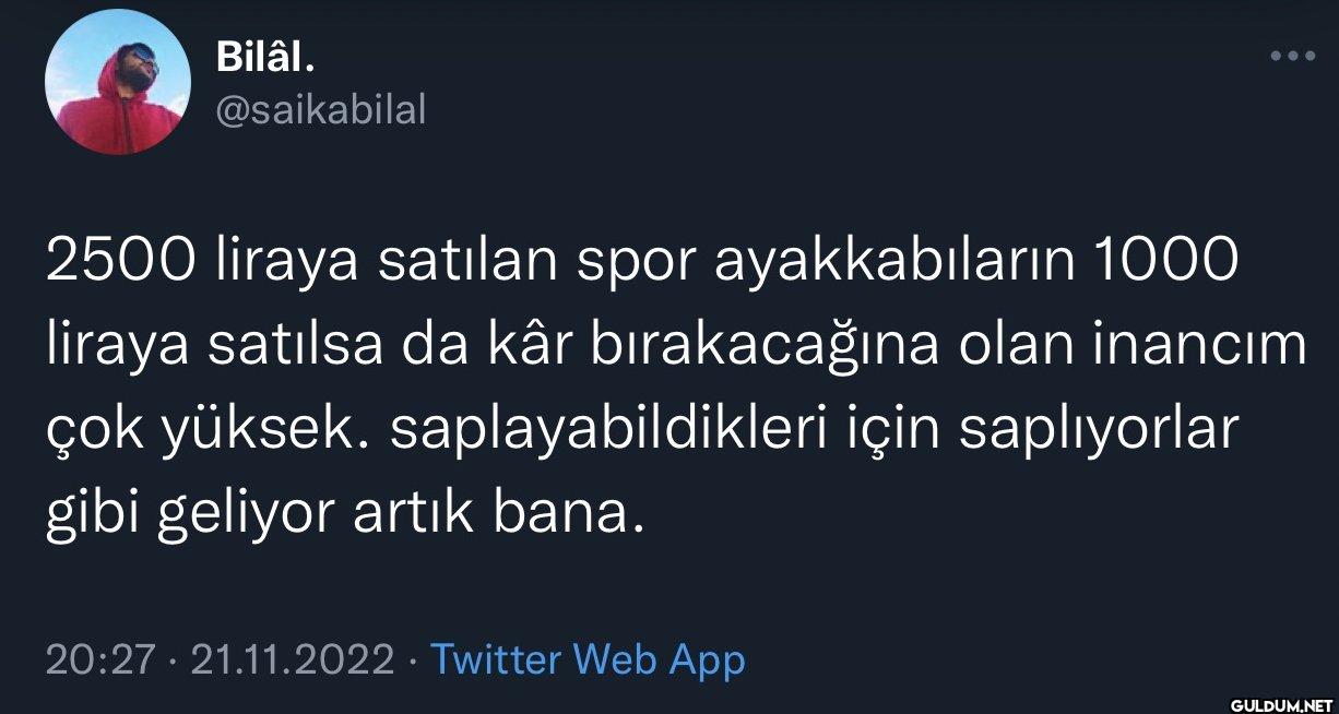 2500 liraya satılan spor...