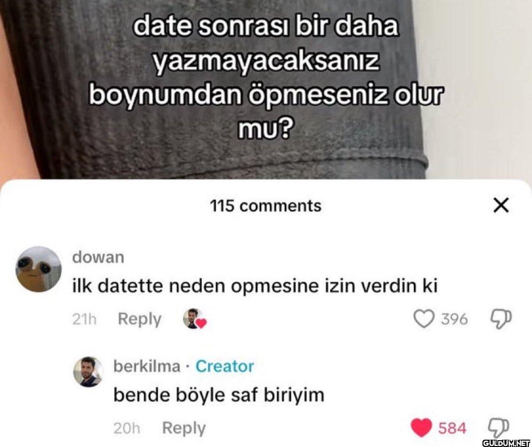 date sonrası bir daha...