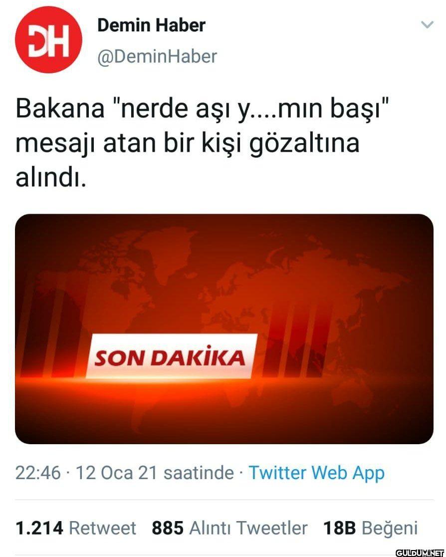 Bakana "nerde aşı y....mın...