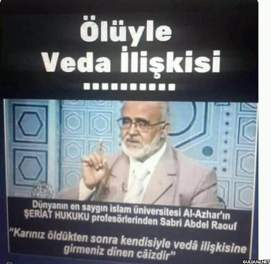 Ölüyle Veda İlişkisi...