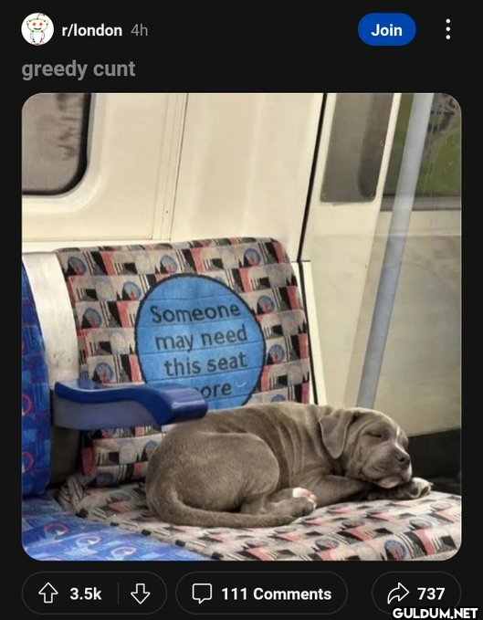 r/london 4h greedy cunt...