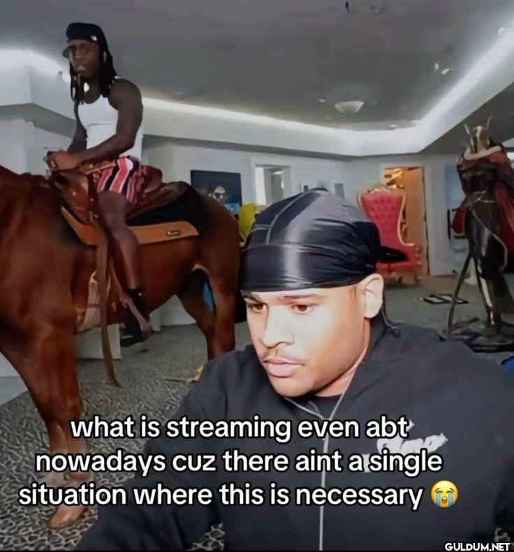what is streaming even abt...