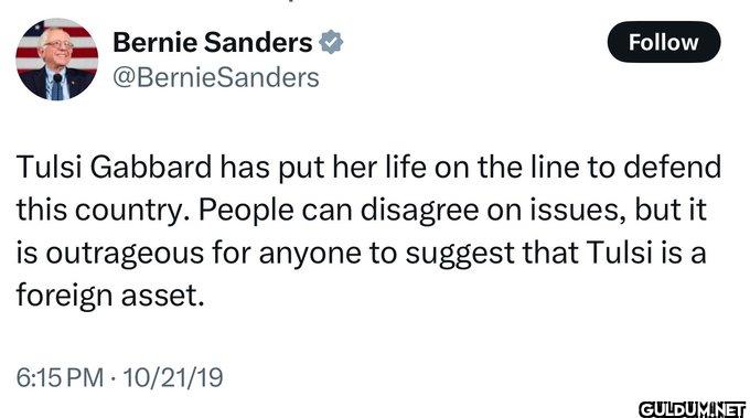 Sometimes, even Bernie...