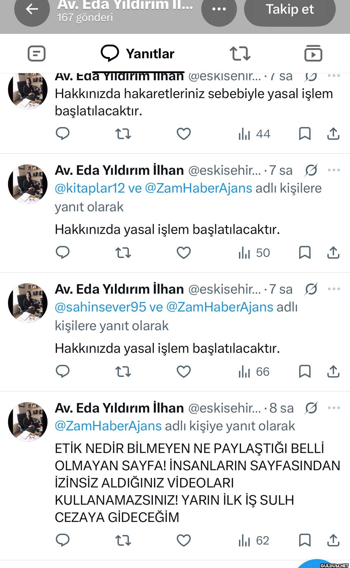 Bir kişinin avukat...