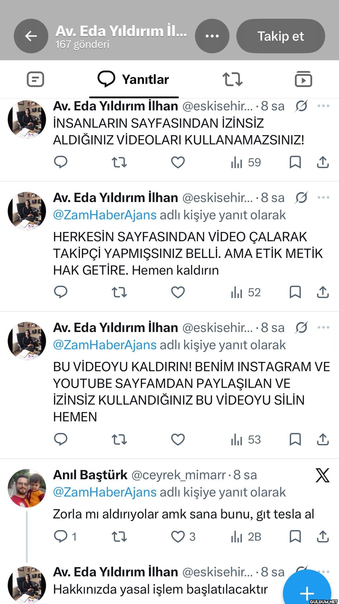 Bir kişinin avukat...