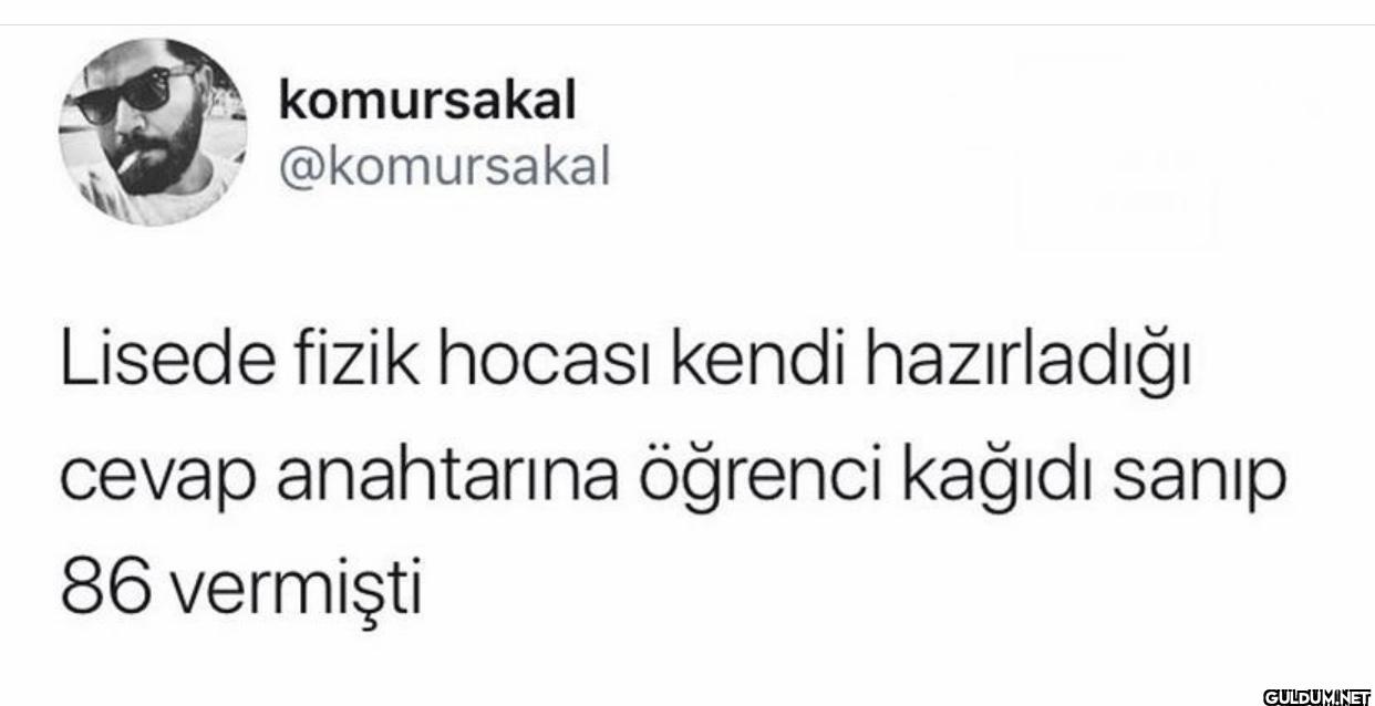 Lisede fizik hocası kendi...