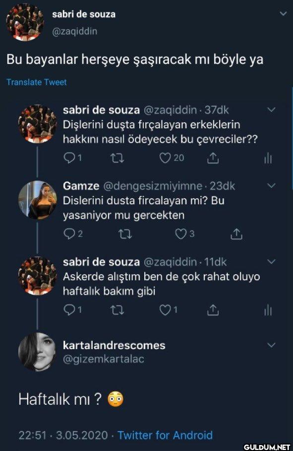 Bu bayanlar herşeye...
