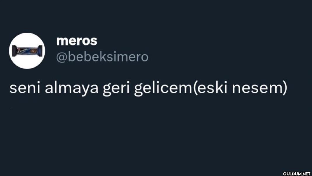 seni almaya geri...