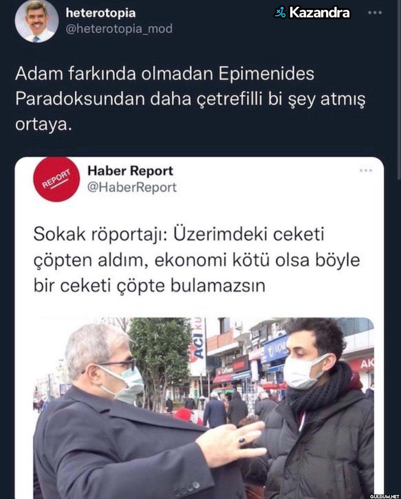 Kazandra Adam farkında...