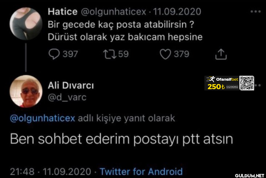 11.09.2020 Bir gecede kaç...