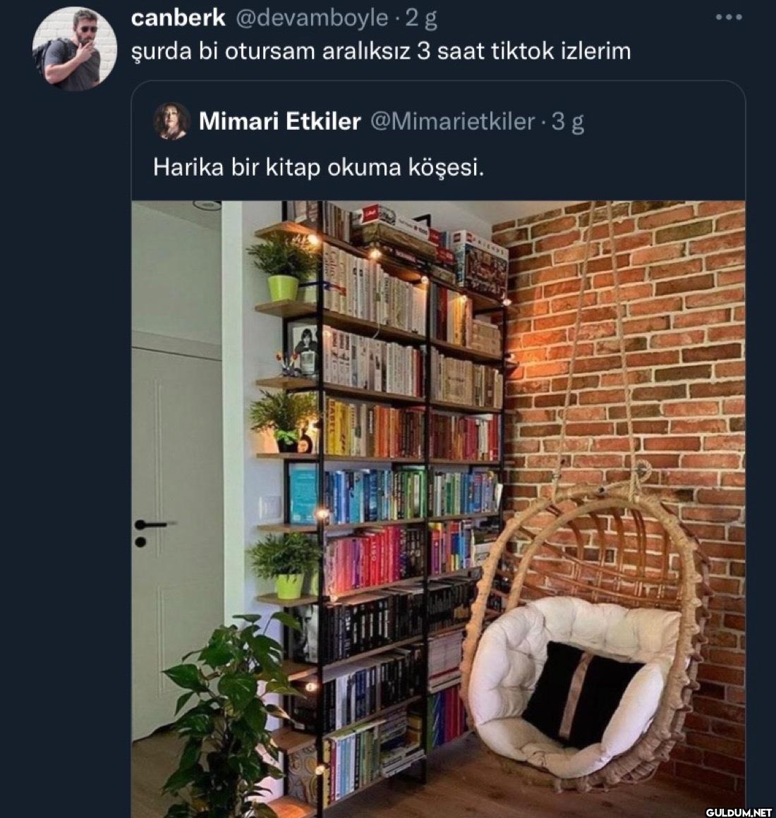 2 g şurda bi otursam...